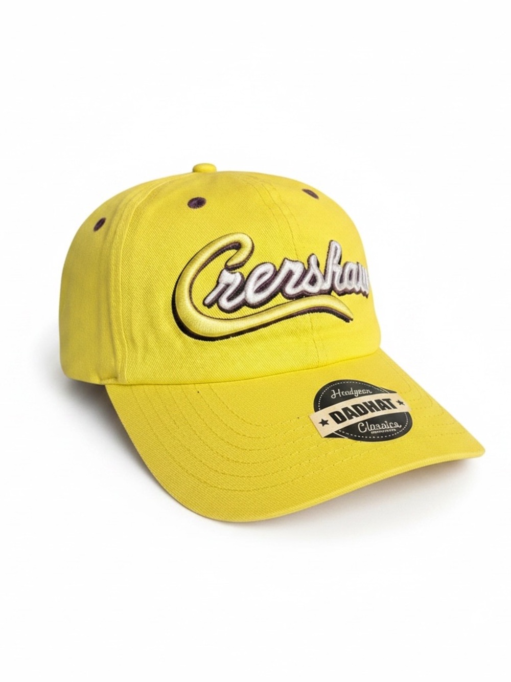 Crenshaw Dad Hat Yellow Purple Snapback Nipsey Hussle Mamba NWT